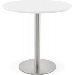 Kleine INDIANA bureautafel 90x90x75 cm Wit