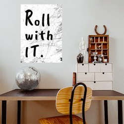 Fabryk Design FBRK. Roll with it - poster