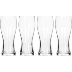 4x Bier glazen set 400 ml - Bierglazen