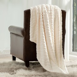 Cozy Bliss Luxury Milky Pluche Plaid - Crème - 270x230 cm