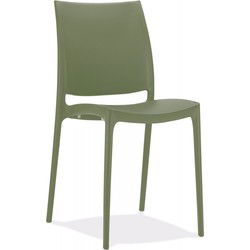 ENZO design stoel 53x46x82 cm Groen