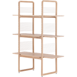 Muse room divider houten boekenkast whitewash - 140 cm