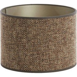 Light & Living - kap - Saverna - bruin - textiel - Ø 20cm - E27 - 2220804
