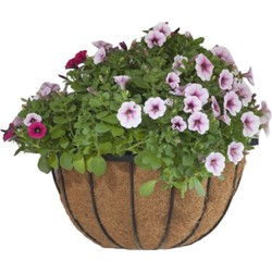 Hanging basket smeedijzer zwart H19xeen halve dia. 40cm - Nature