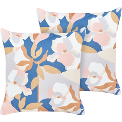 VEREZZI - Tuinkussen set van 2 - Meerkleurig - 45 x 45 cm - Polyester