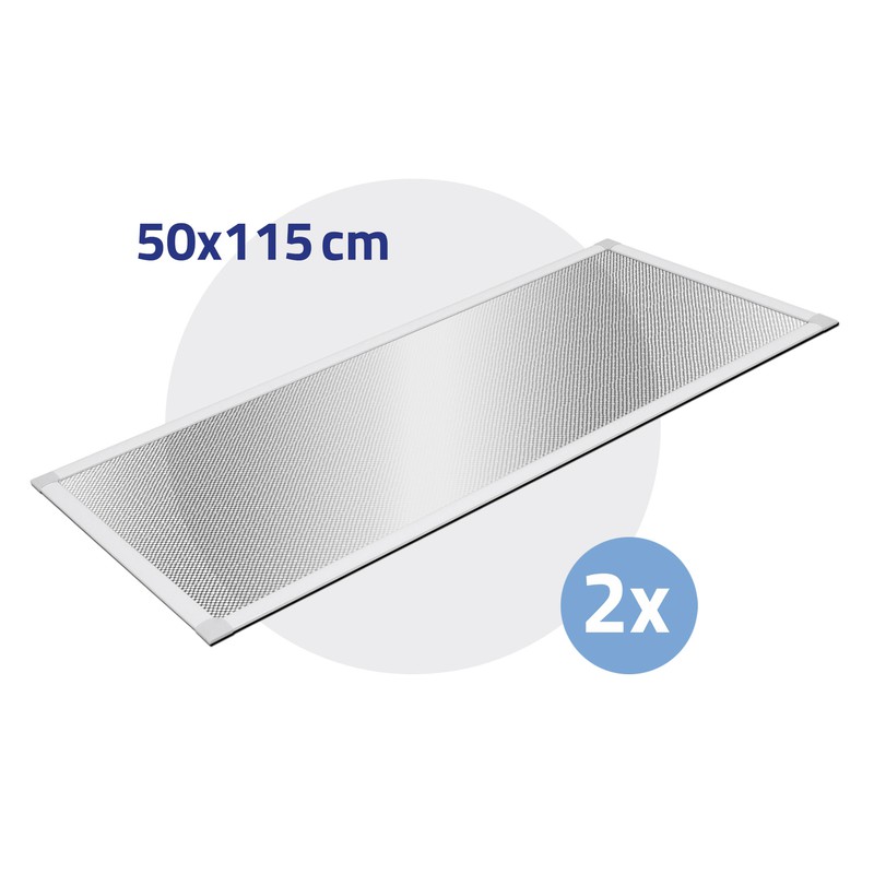 Aluminium lichtputdeksel 50 x 115 cm - 