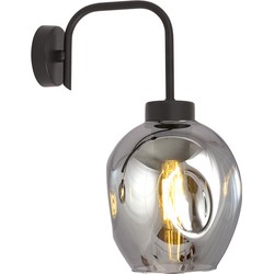 Moderne wandlamp Martino Zwart