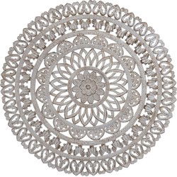PTMD Wandpaneel Farris - 120x1x120 cm - MDF - Creme