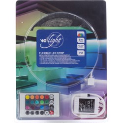 Kit met flexibele LED-strip, controller en voeding - Velleman