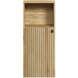 Lage badkamerkast met 1 deur en 1 open vak L40 cm - PUREBLISS