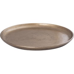 PTMD Plateau Afta - 39x39x3 cm - Aluminium - Goud