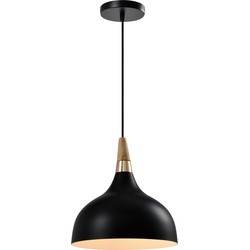 QUVIO Hanglamp rond zwart - QUV5136L-BLACK