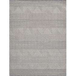 Vercai Rugs Crystal Collectie - Hoogpolig Vloerkleed - Polypropyleen - Beige / Lichtgrijs - 120x170 cm