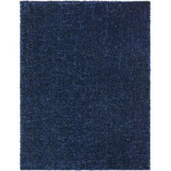 Hoogpolig Shaggy Tapijt CLAIRE - DonkerBlauw - 160x213 cm 