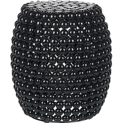 UHANA - Bijzettafel S - Zwart - Synthetisch materiaal