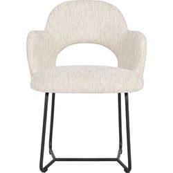 MUST Living Arm chair Vista,81x60x59 cm, polaris natural