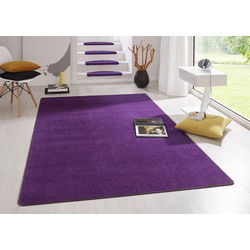 Uni Laagpolig Effen Vloerkleed - Fancy - Paars - 133x195 cm