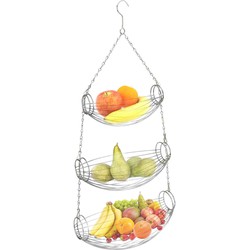 Hangende fruitmandjes - Ijzer - 72 cm - Fruitschalen