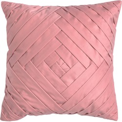 Dutch Decor PHILLY - Sierkussen velvet 45x45 cm - Dusty Rose - roze - Dutch Decor