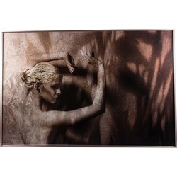 PTMD Exclusive Art Broken Clay Poster - 150x100x3,5 cm - Meerkleurig