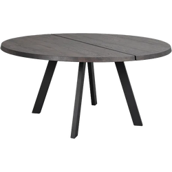 Fred houten eettafel donkerbruin - Ø 160 cm