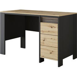 Meubella - Bureau Stratosphere - Eiken - 122 cm
