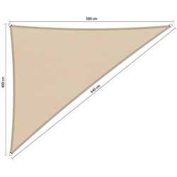 Shadow Comfort waterafstotend 90 graden driehoek 4,x5x6,4m Roma