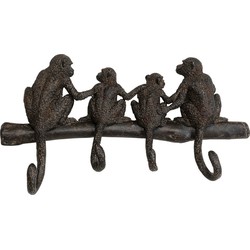 Kapstok Monkey Family 38cm