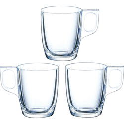 Arcoroc Espresso glazen - 18x - transparant glas - 4 x 6 cm - 90 ml - Koffie- en theeglazen
