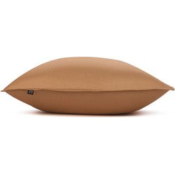 Zo!Home Kussensloop Satinado pillowcase Cognac Brown 50 x 50 cm