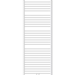 Badkamerradiator Sahara 750x1800 mm Wit recht met middenaansluiting