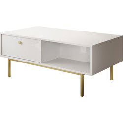 Meubella - Salontafel Frazer - Wit - 110 cm