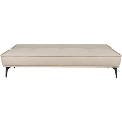 Housecraft Living Cielke Slaapbank 2 persoons/ Logeerbed/ Bedbank Grijs