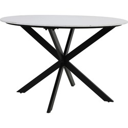 Light & Living - Eettafel TOMOCHI - Ø120x78cm - Wit