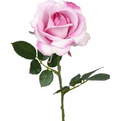 Kunstbloem roos Carol roze 37 cm - Kunstbloemen