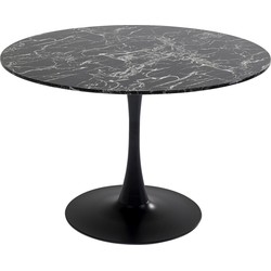 Kare Eettafel Veneto Marble Black