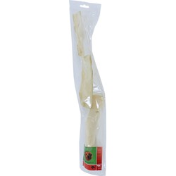 Natuurlijke Snack runderkophuid wit 50 cm in zak