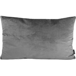 Velvet Grijs Long | 30 x 50 cm | Kussenhoes | Polyester