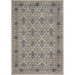 Safavieh Traditional Indoor Woven Area Rug, Brentwood Collection, BNT870, in Light Grey & Blue, 91 X 152 cm