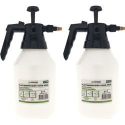 Benson Plantensproeier - 2x - 1,5 liter - drukspuit - kunststof - Drukspuiten