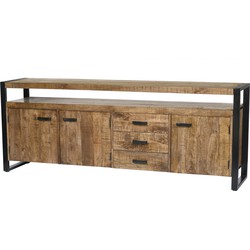 Livingfurn - Dressoir Nairobi 210cm - Mangohout