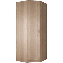 Meubella - Kledingkast Heaven 2 - Eiken - 80 cm