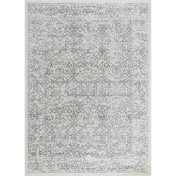 Vintage Oosters Tapijt MARGAUX - Wit/Grijs - 140x200 cm