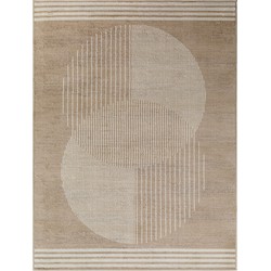 Modern Scandinavisch Tapijt ENSO2 - Bruin/Beige - 120x170 cm