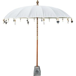 Bali parasol 300 cm créme