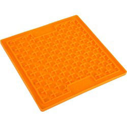 LICKIMAT BUDDY ORANJE 20X20 CM