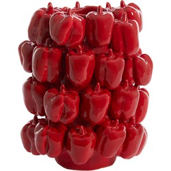 Light&living Vaas deco 23,5x23x32,5 cm BELLPEPPER keramiek glanzend rood