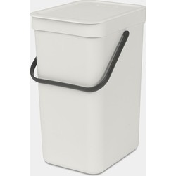 Sort & Go afvalemmer, 12 liter - Light Grey