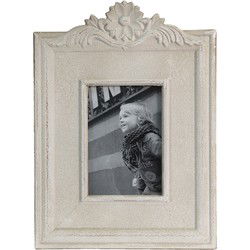 Clayre & Eef Fotolijst Beige MDF Bloemen