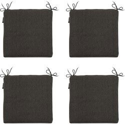 Madison -  Zitkussen Dark grey canvas eco+ - Ca. 40x40 cm - Set van 4